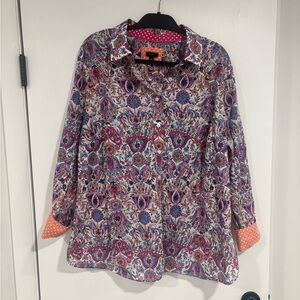 Talbots Button Down Shirt Classic Style